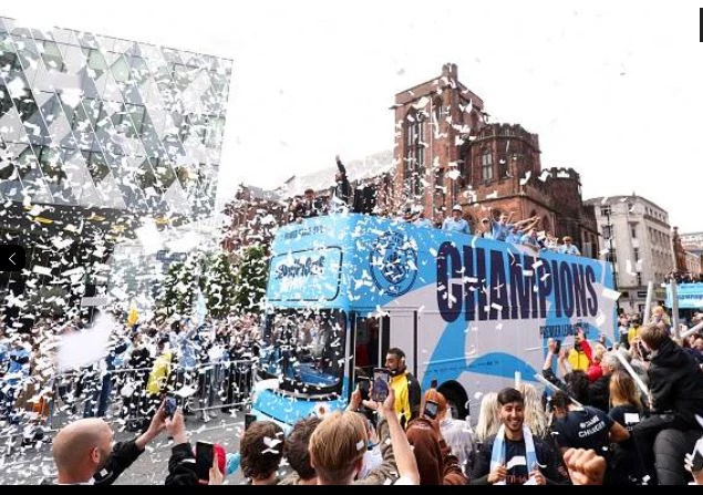 Man City fans revel in ending wait for Champions League glory