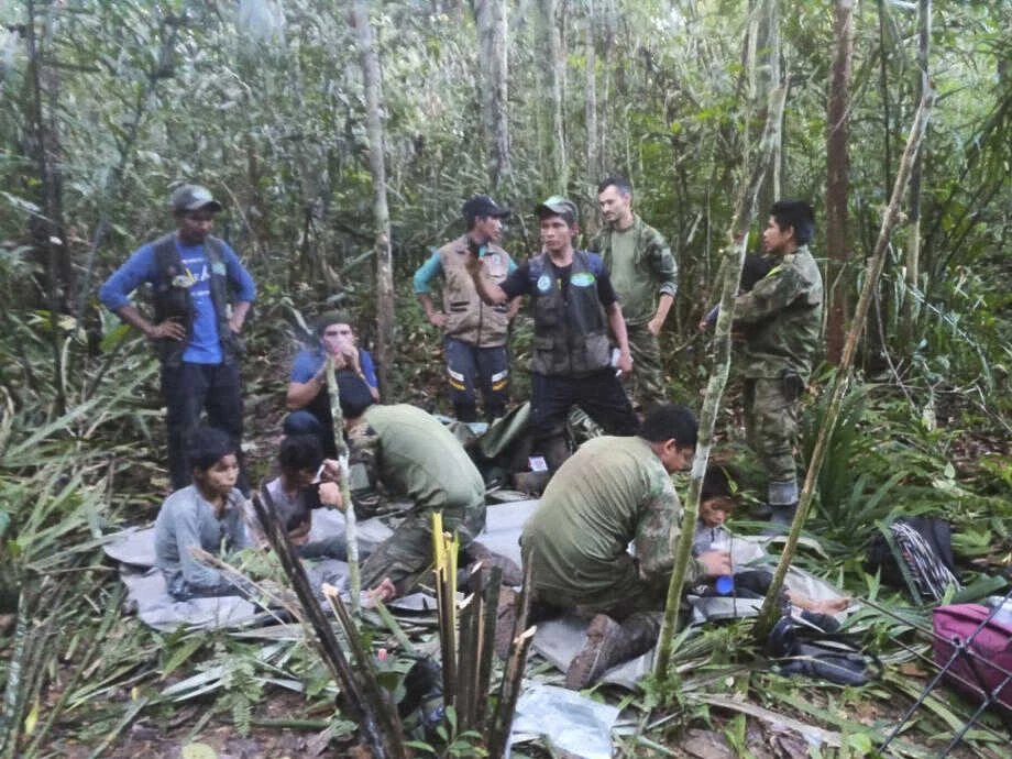 Mother of rescued Colombia children survived 4 days after jungle crash