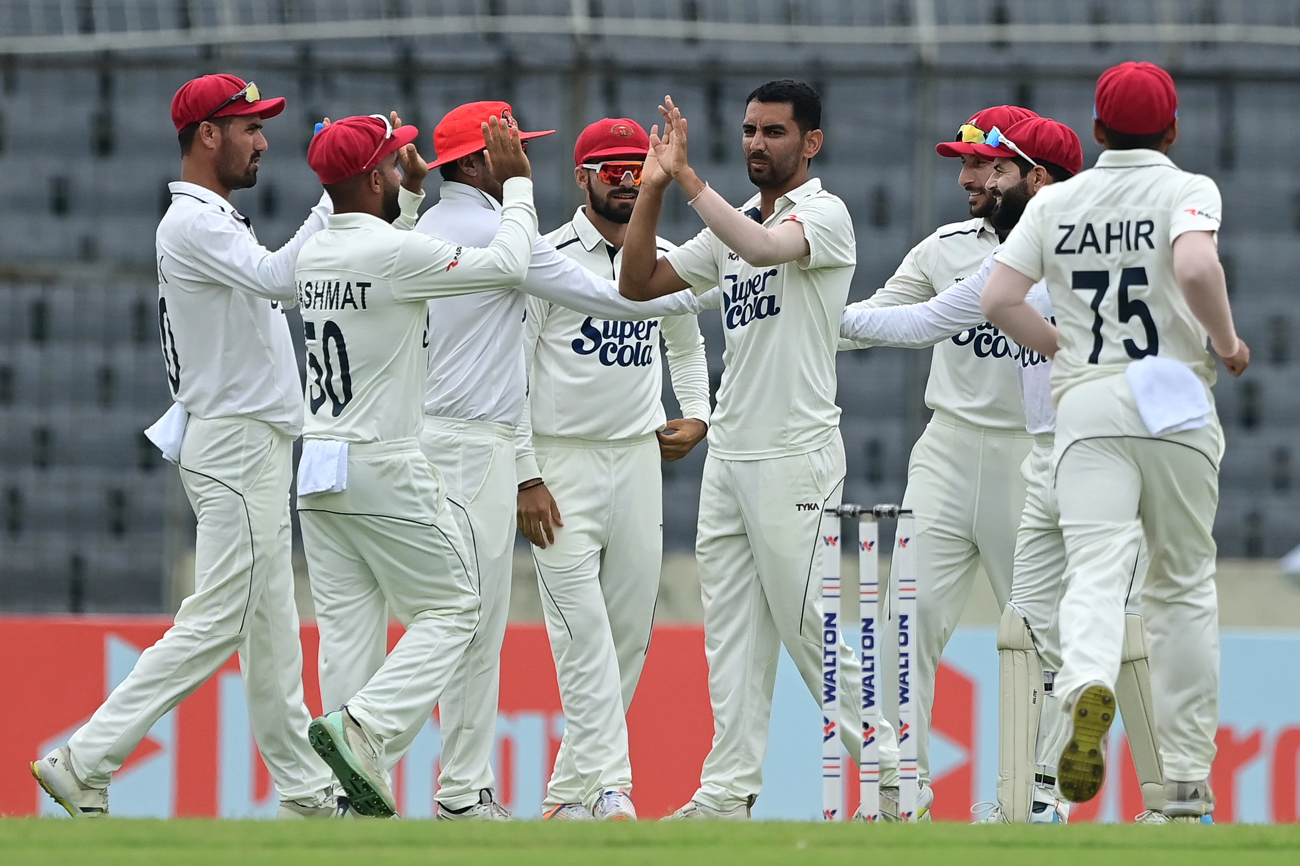 Afghanistan bowl out Bangladesh for 382 in first innings