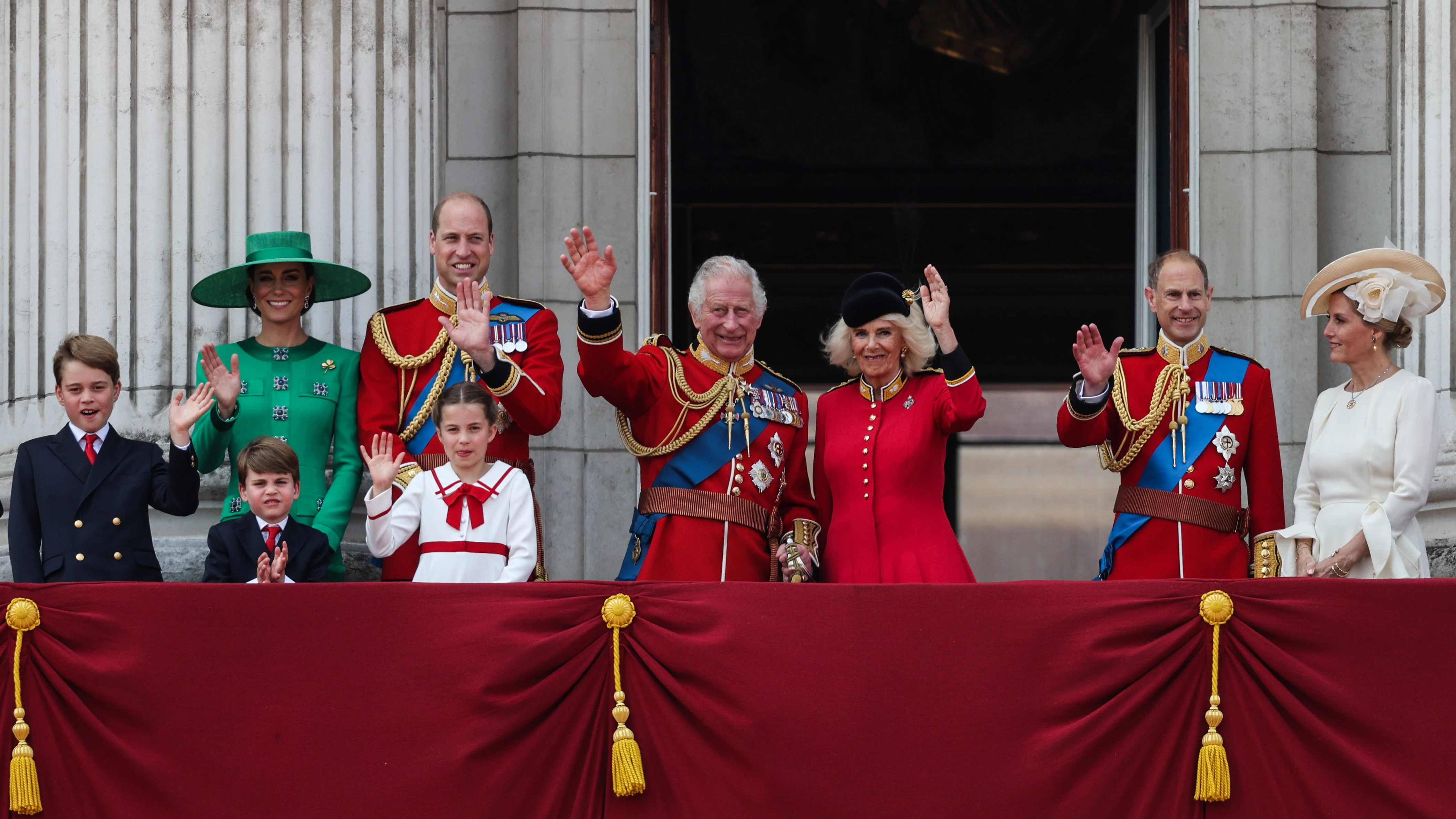 UK royal family unite for King Charles birthday parade