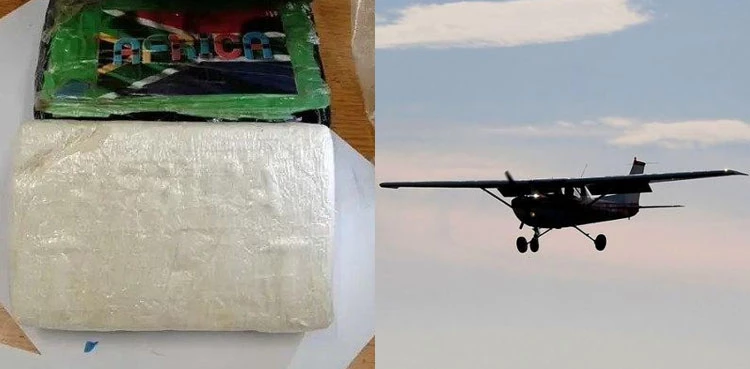 Drugs rain down on French countryside as plane trafficker panics