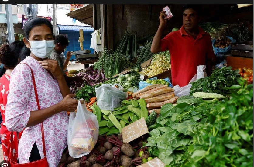 Inflation eases sharply in bankrupt Sri Lanka