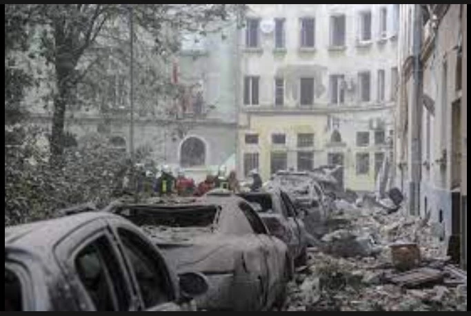 Four dead after missile strike on apartment block in Ukraine's Lviv