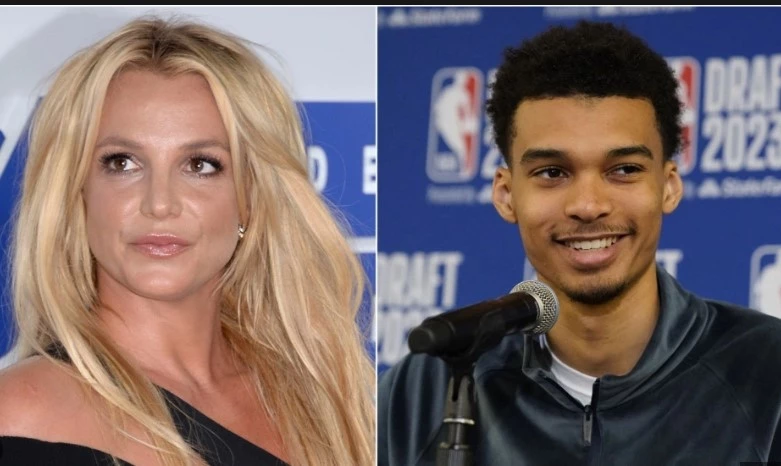 Britney Spears says hit in face by Wembanyama's security