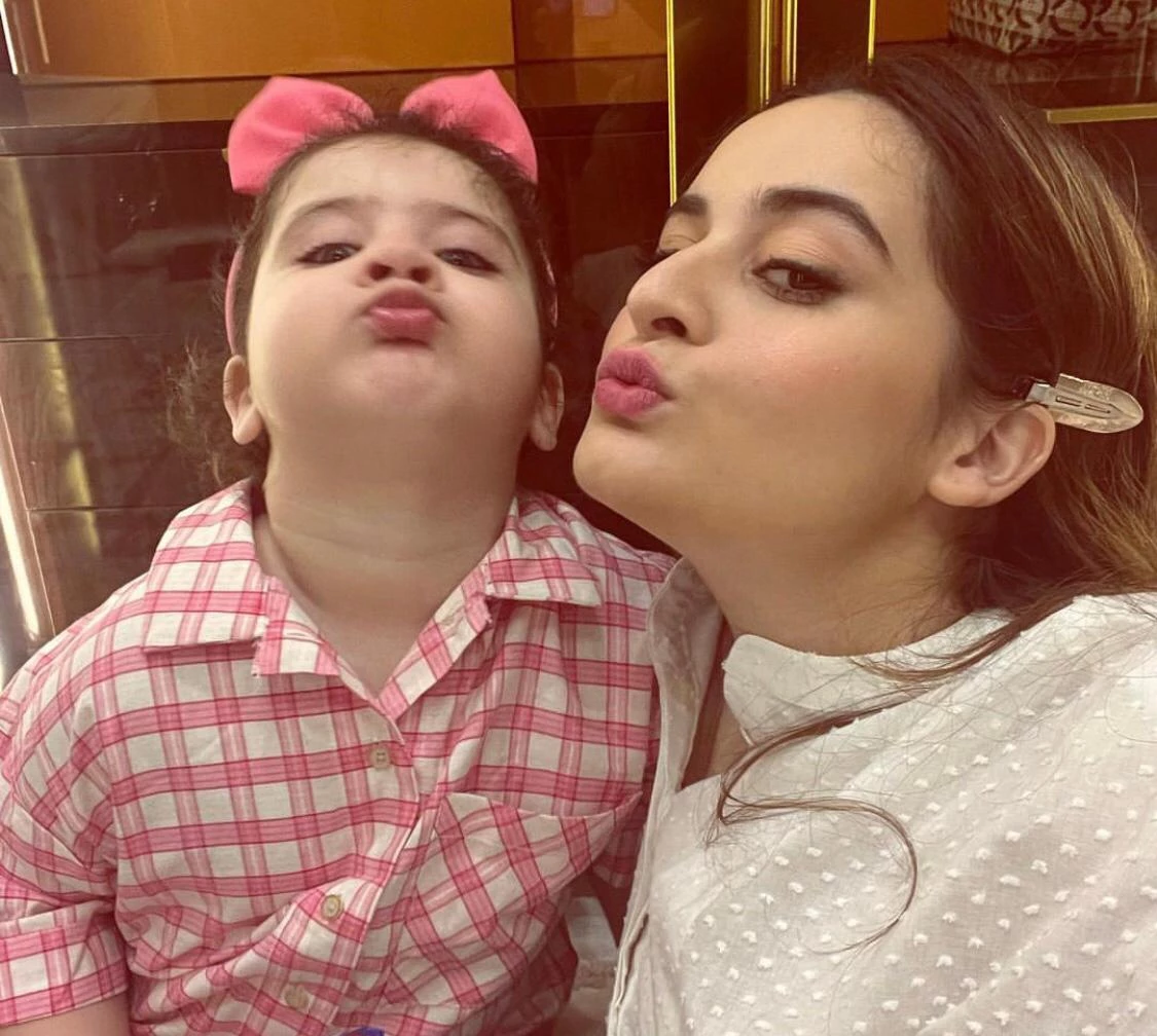 Aiman Khan expresses amusement at daughter Amal’s deranged desire