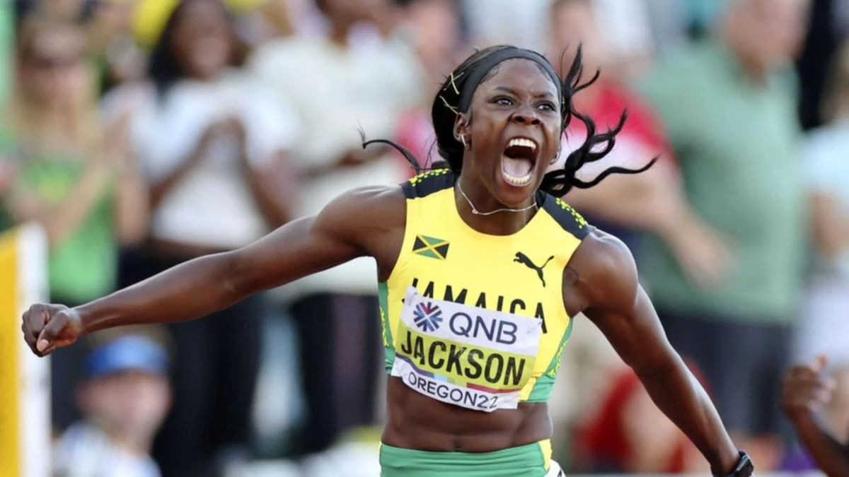 Jamaica's Jackson sets fastest time of year in women's 100m