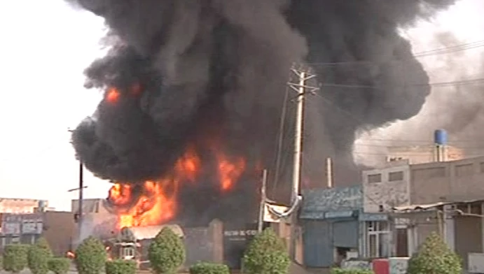 Fire breaks out in Wazirabad oil factory