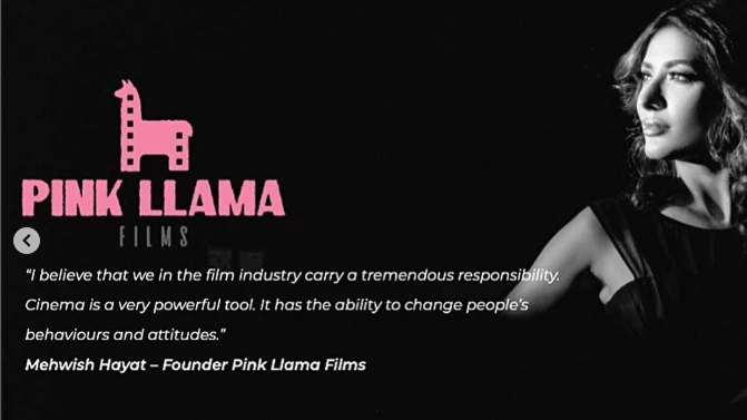 Mehwish Hayat launches production house ‘PINK LLAMA FILMS’