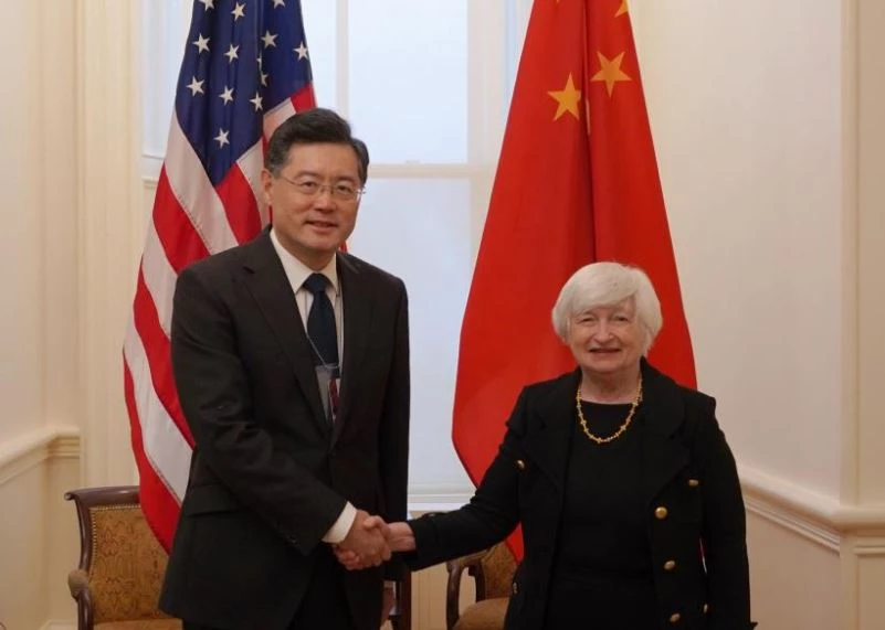 Yellen says visit helps put US-China ties on 'surer footing'