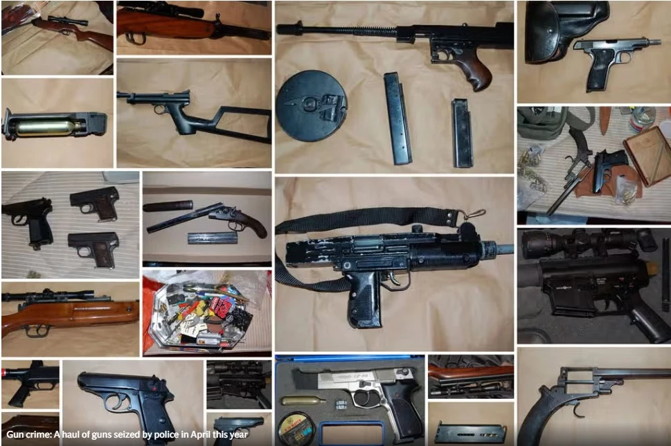 UK police seize more than 700 guns in European swoop