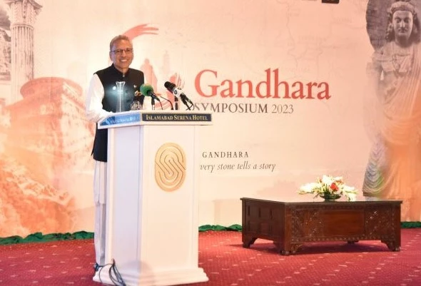 Pakistan offers huge potential for Gandhara tourism, says Alvi