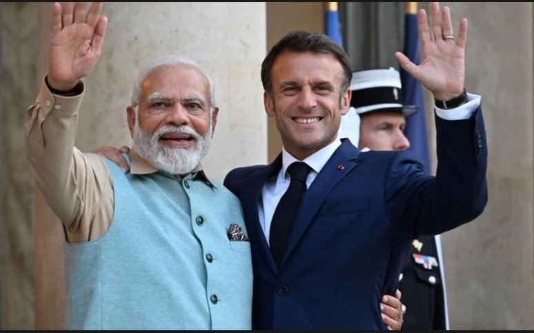 Modi honoured for France's Bastille Day in shadow of riots