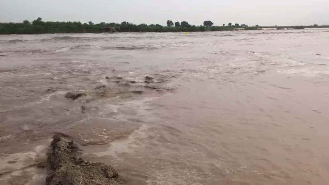 Flood risk in Nallah Daik in Pasrur