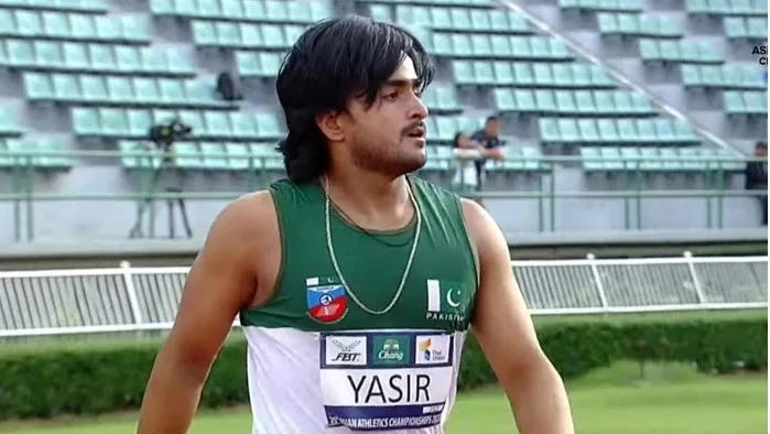 Javelin Thrower Yasir wins bronze medal at Asian Athletics Championship