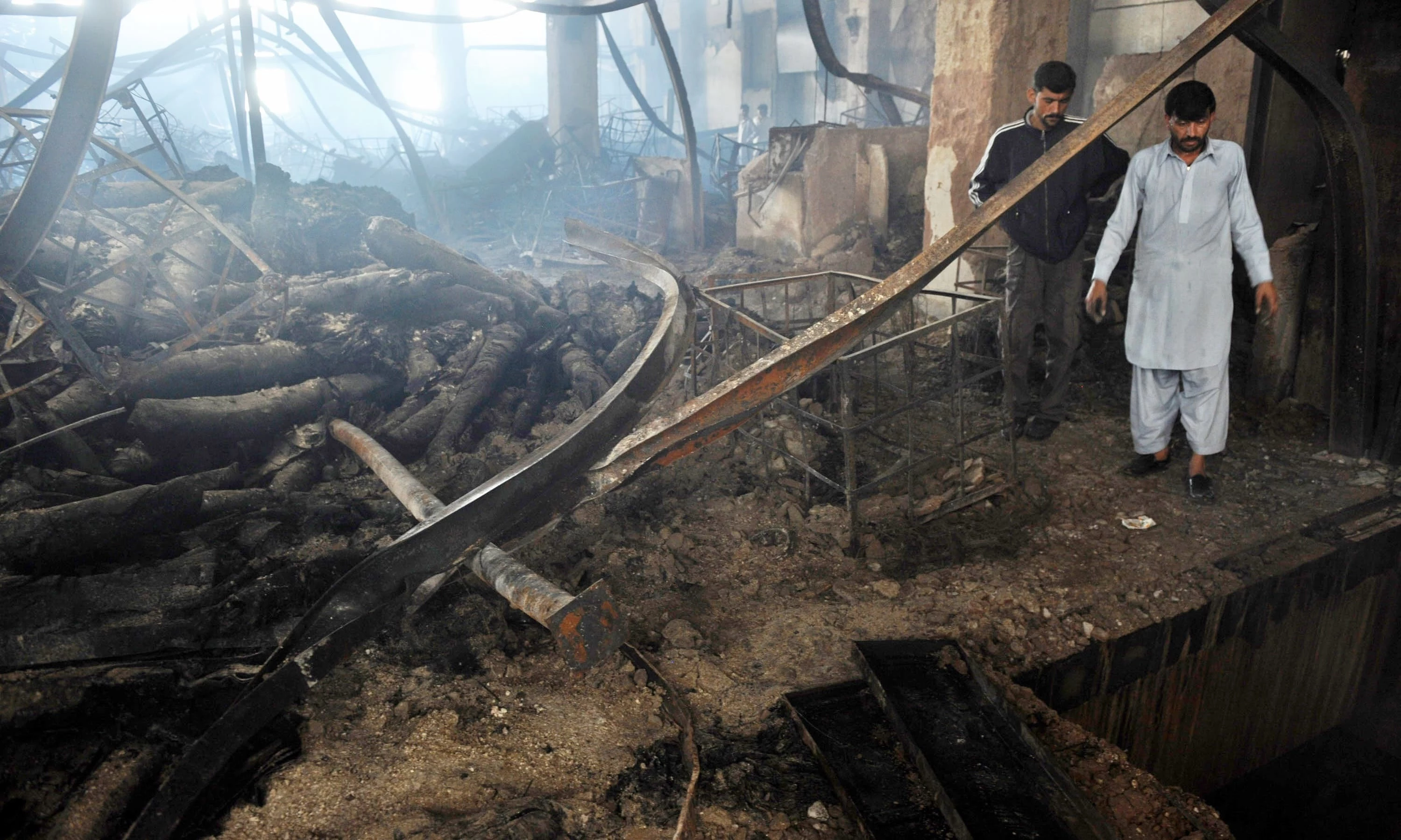 Fire in Karachi cosmetics factory finally put out after 12 hours