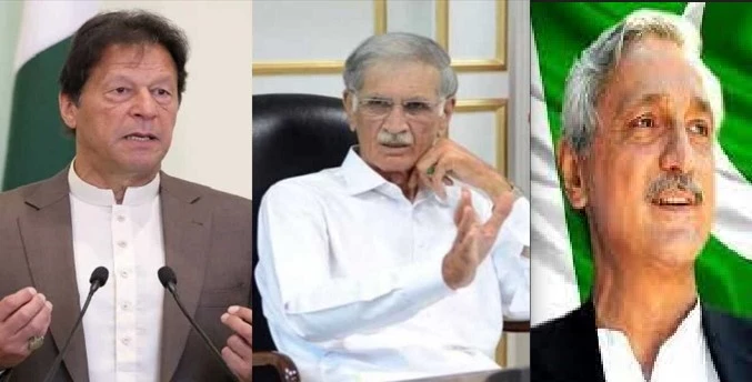 Imran, Tareen congratulate Pervez Khattak on forming new political party