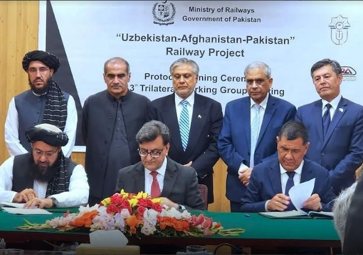 Afghanistan, Pakistan & Uzbekistan sign MoU to connect Uzbek rail network with Pakistan