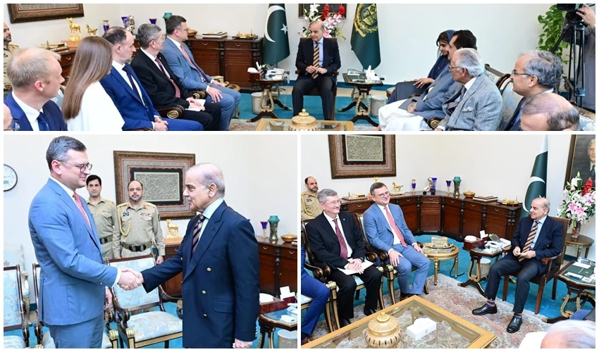 PM Shehbaz warmly welcomes Ukraine FM, vows to strengthen ties