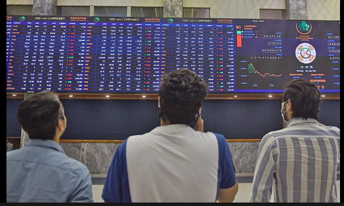 Share prices soar at Pakistan Stock Exchange, index tops 46,000 barrier