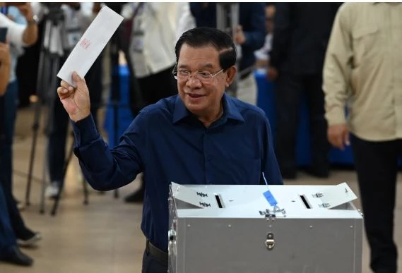 Cambodia polls close with victory for Hun Sen all but certain