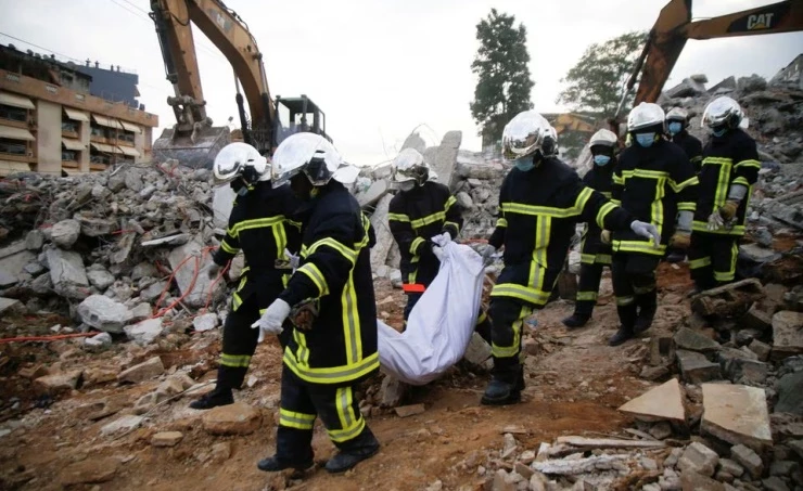 12 die in Cameroon building collapse: firefighters