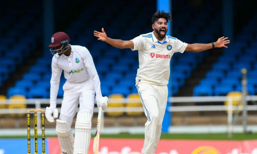 Five-wicket Siraj slices through West Indies