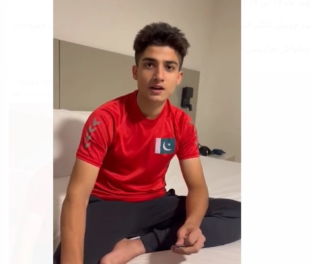 World Junior Squash Champion Hamza Khan hails Pak Army support