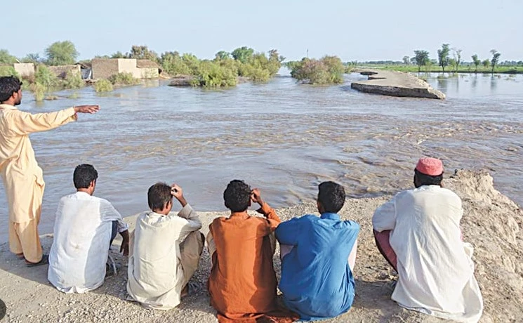 Homes, fields flooded as raging Punjab rivers burst their banks