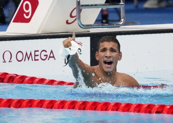 Tunisia's Hafnaoui wins men's 800m freestyle gold