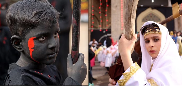 'Warriors' and 'little jinn' commemorate Ashura in Iran