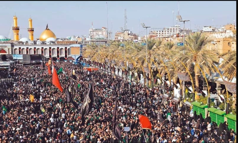 Over one hundred thousand Pakistani pilgrims reach Karbala to commemorate Ashura