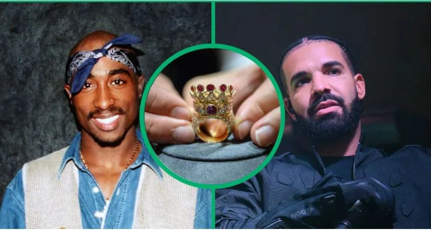 Top-of-the-line bling: Drake reveals he bought Tupac's crown ring