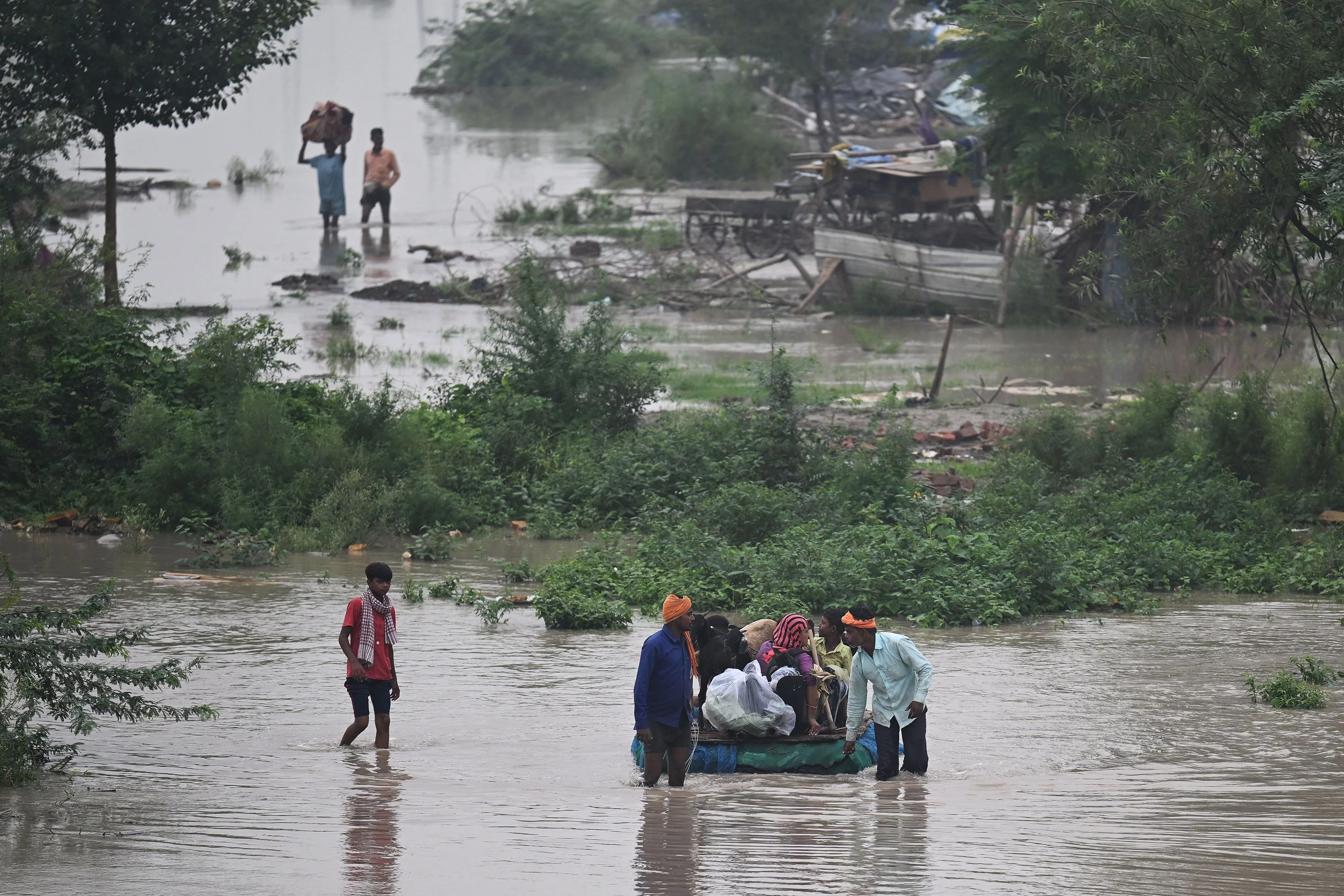 Embankments washed away, crops destroyed as rivers burst their banks