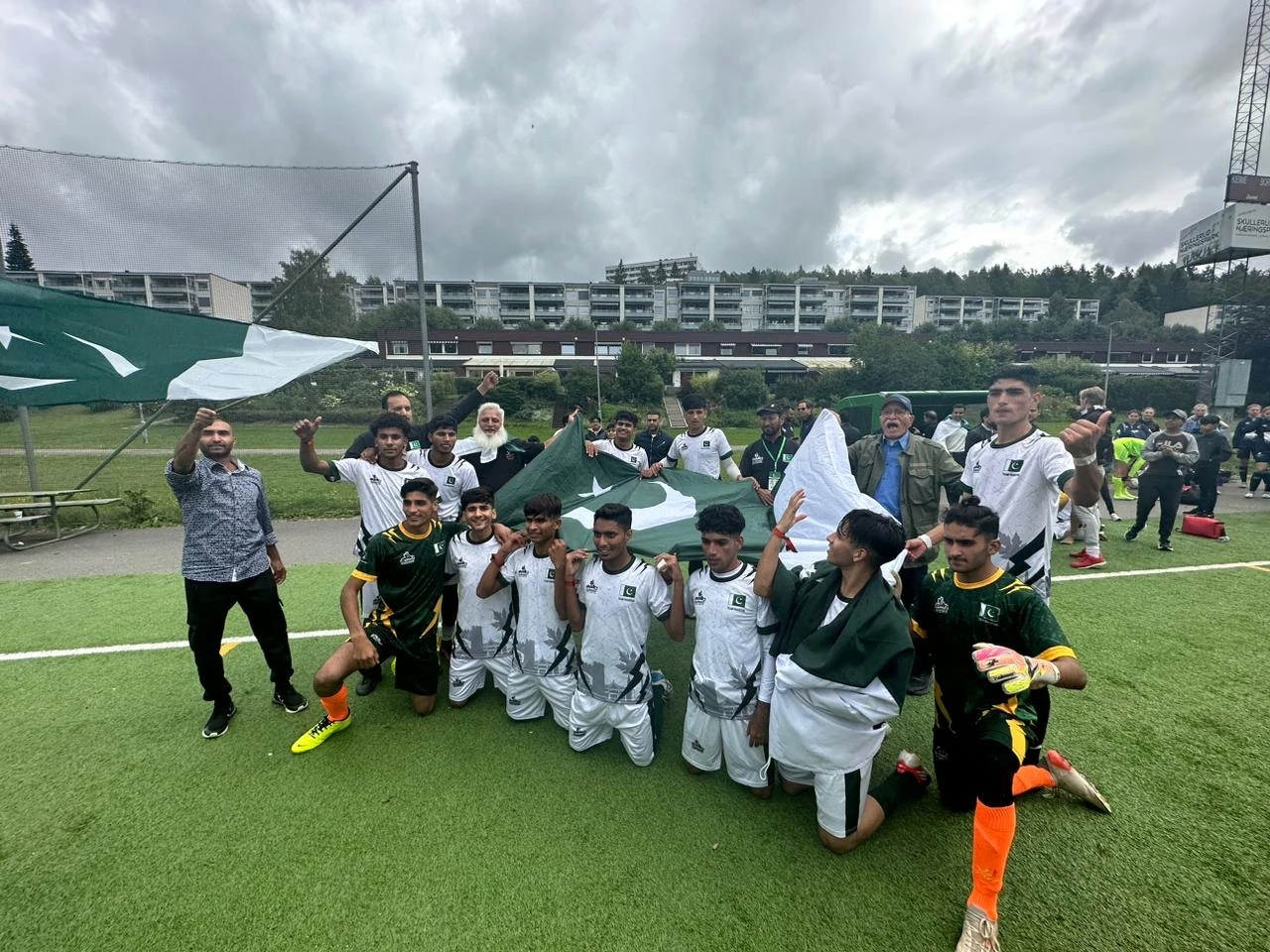 Pakistan street child football team win second consecutive match in Norway Cup