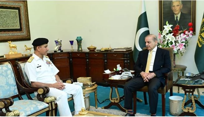 Naval chief calls on Prime Minister Shehbaz