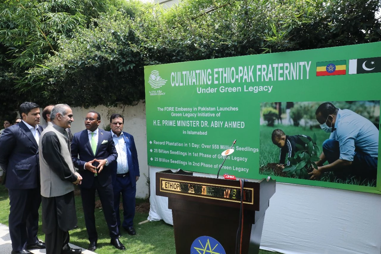 Embassy launches ‘Green Legacy Initiative of Ethiopia’s PM’ in Islamabad