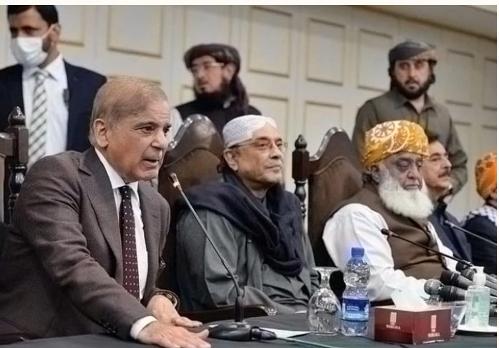 Shehbaz Sharif assures allies of consultations while choosing caretaker PM