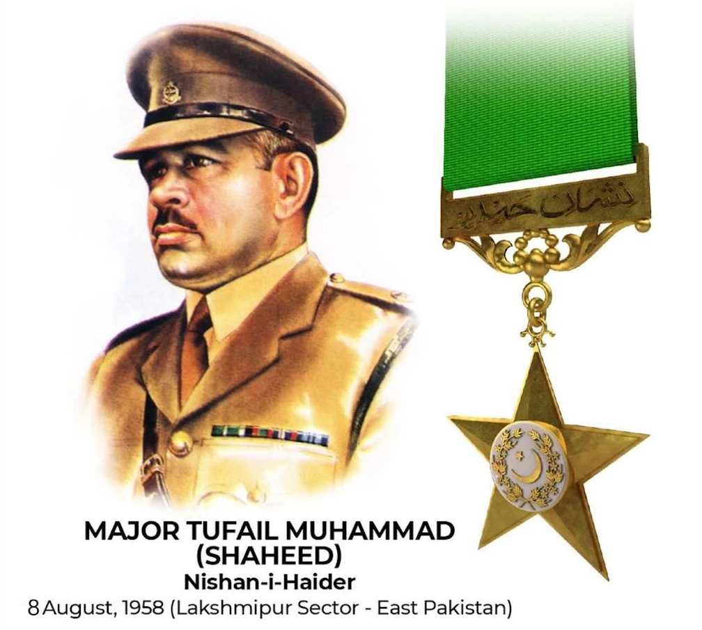 Armed forces pay glowing tribute to Major Tufail Muhammad Shaheed