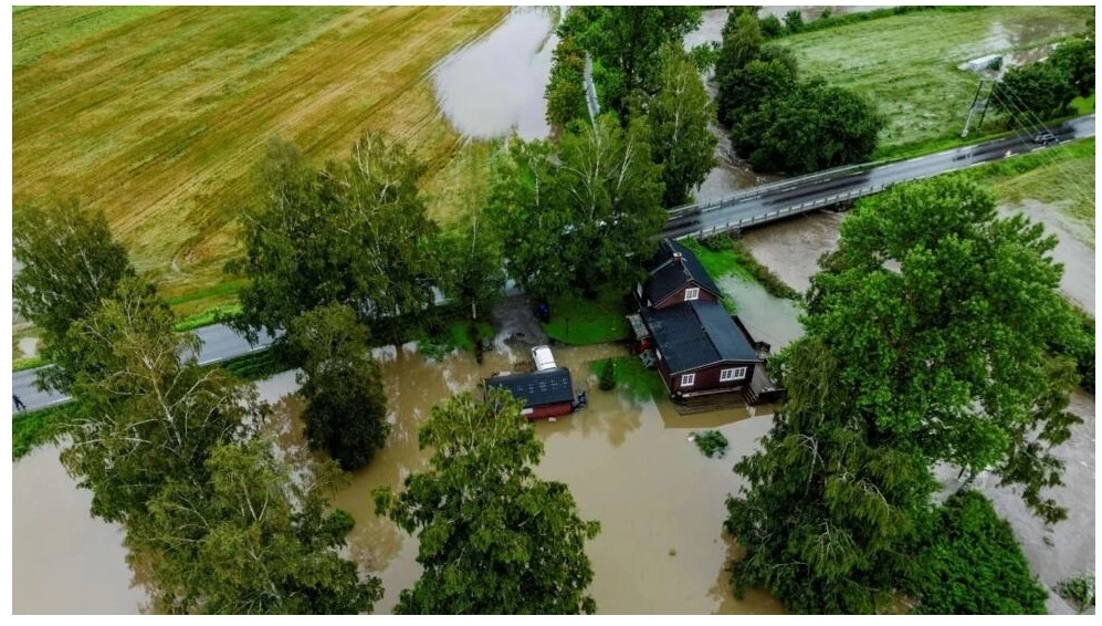 Heavy rains unleash landslides, flooding in Scandinavia