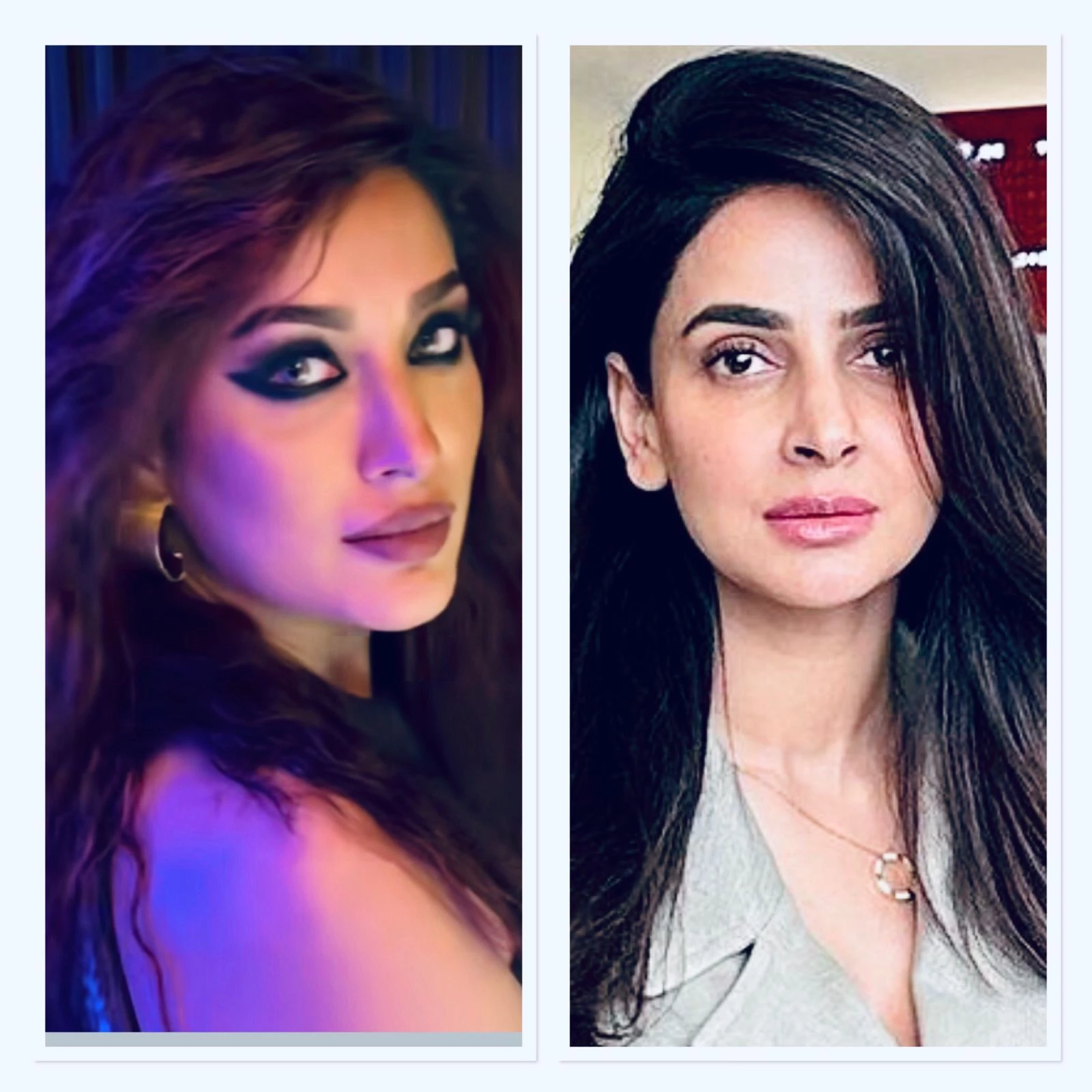 Starlets Mehwish & Saba flaunt FIESTY fashion choices while attending to mundane tasks   