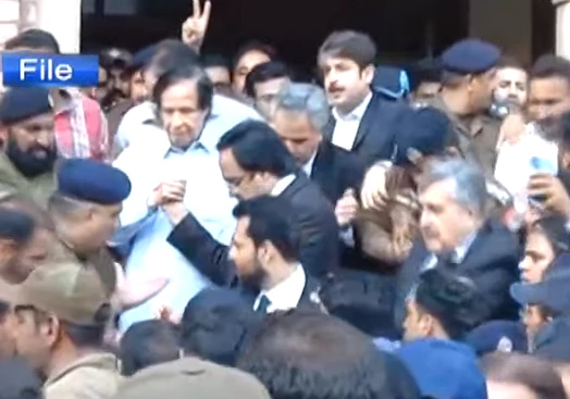 NAB Lahore rearrests Elahi after his release from Adiala Jail