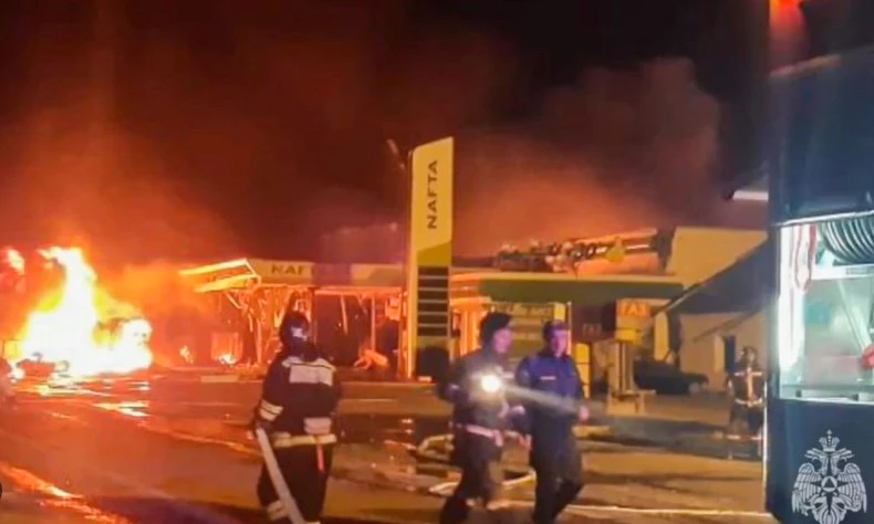 35 killed in petrol station fire in Russia's Dagestan