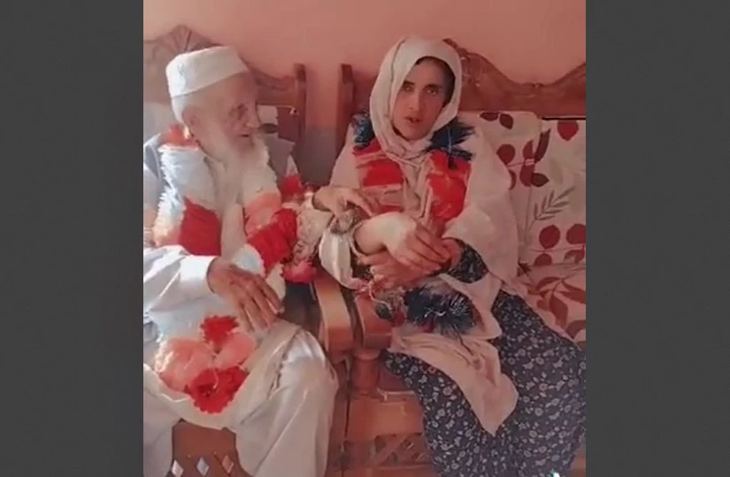 Love knows no age: 110-year-old man weds bride of 55 years in Mansehra