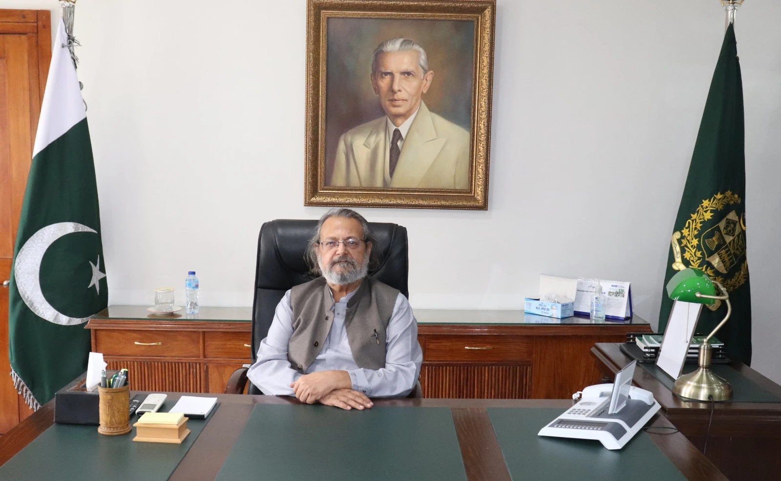 Madad Ali Sindhi assumes charge as Caretaker Education Minister