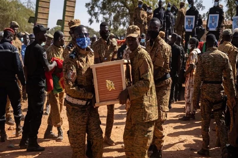 Five Burkina Faso police officers, 40 'terrorists' die in clashes