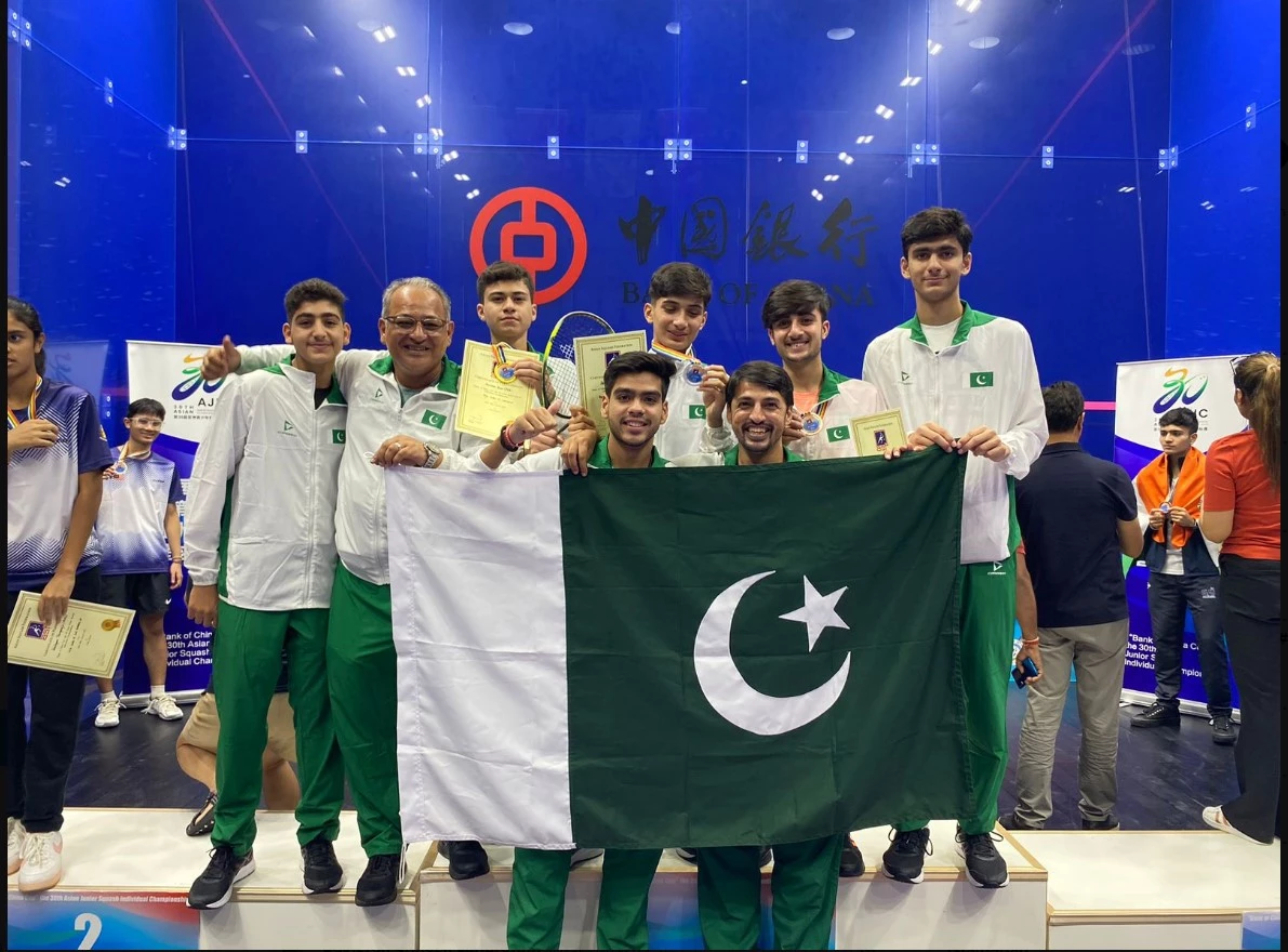 Pakistan finish Asian Junior Individual Squash Championship with three medals