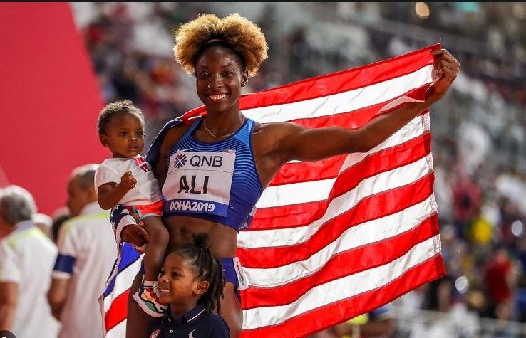 US hurdler Ali hopes to satisfy harshest critics -- her children