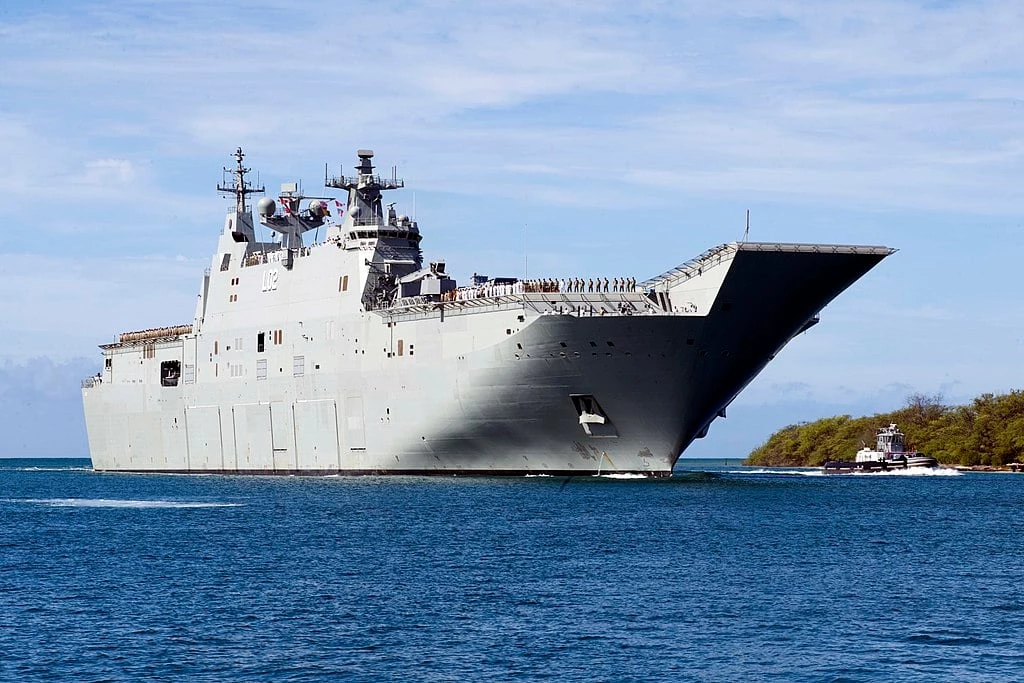 Australia's biggest warship deployed in Philippine drills