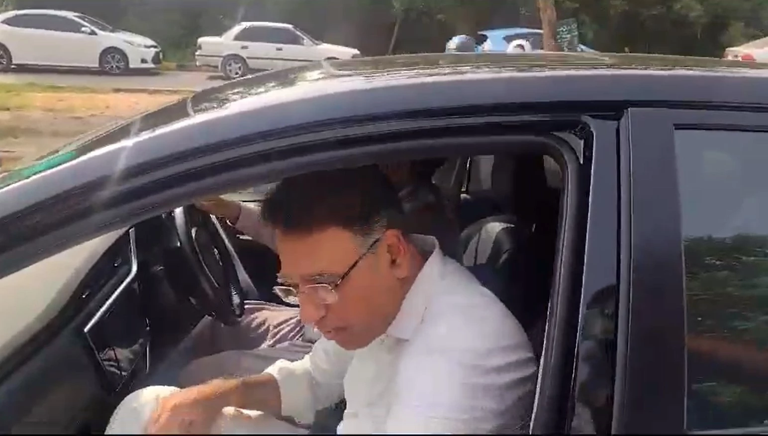  ‘Missing’ Asad Umar appears in court, denies arrest by FIA, gets bail in cipher case