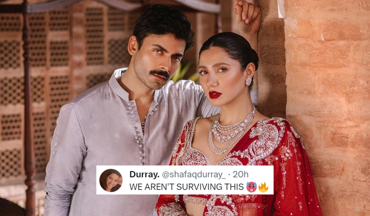 Internet reacts to Fawad and Mahira's bridal photoshoot